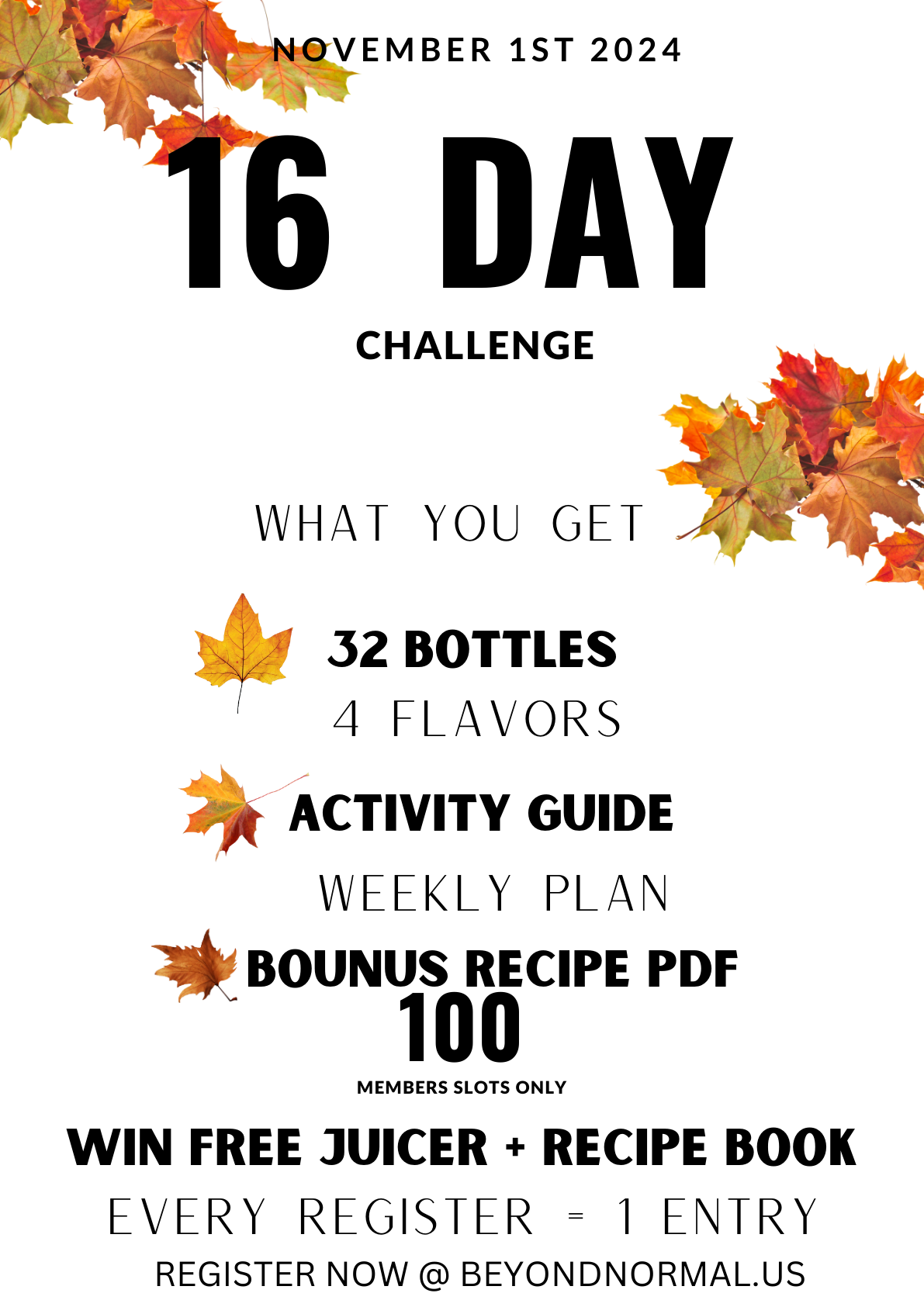 Be Cleanse 16 Day Challenge