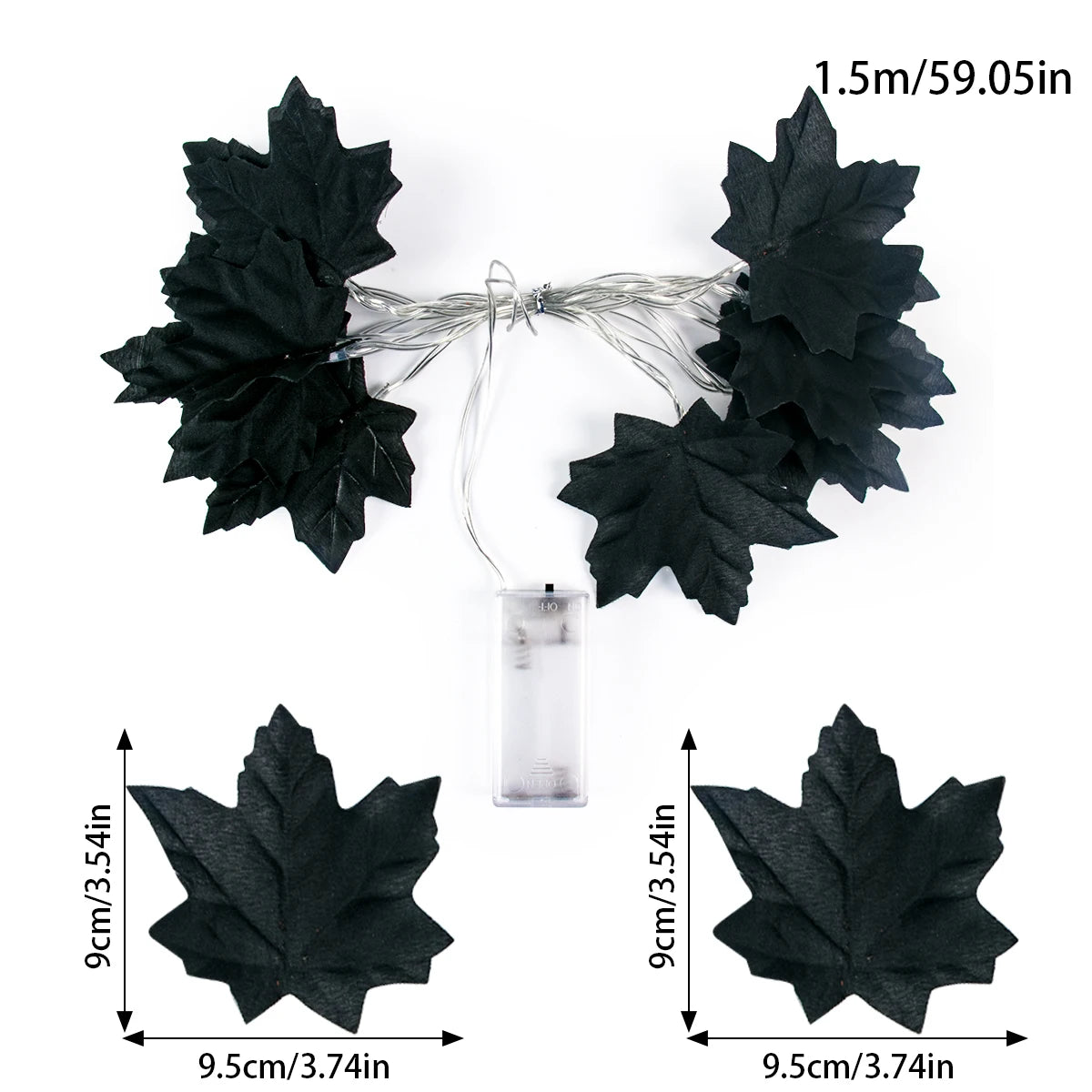 Halloween Party Pumpkin Maple Leaf String Light Halloween